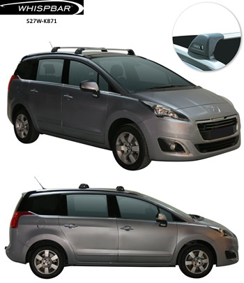 Peugeot 5008 Yakima Whispbar roof racks